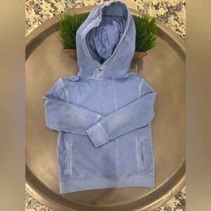 Cat & Jack Kids Blue Distressed Hoodie Size XS 4/5
